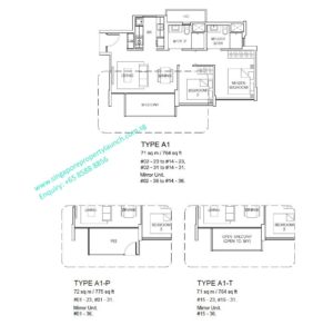 The Vales 2 bedroom Type A1