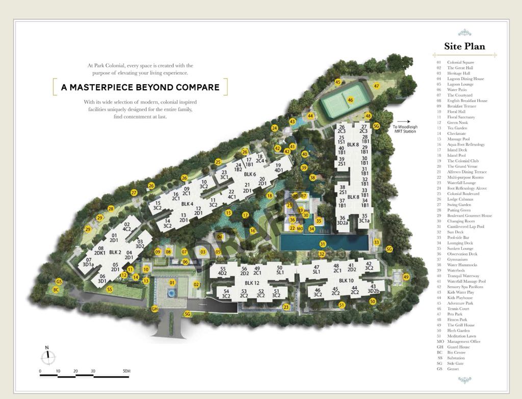 Park Colonial Site Plan