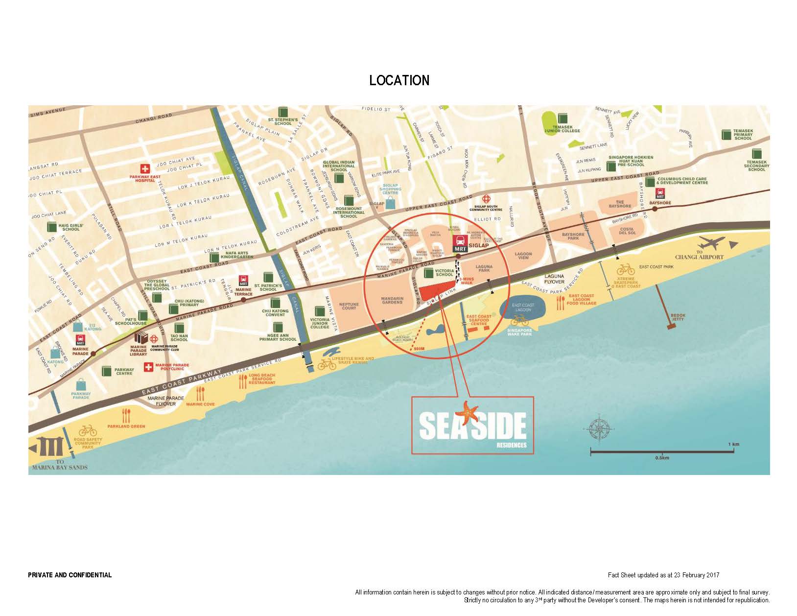 Seaside Residences location map