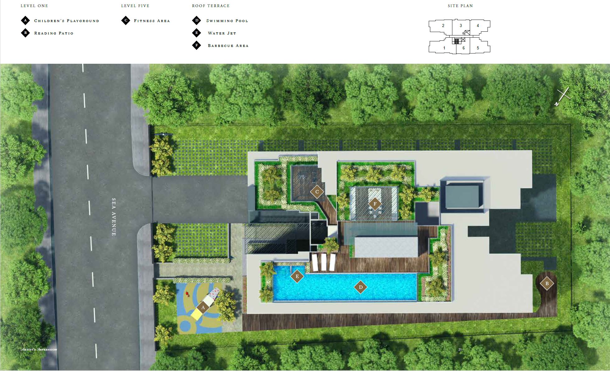 Straits Mansions site plan